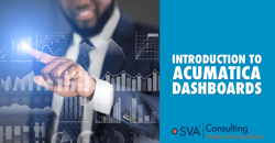 introduction to acumatica dashboards