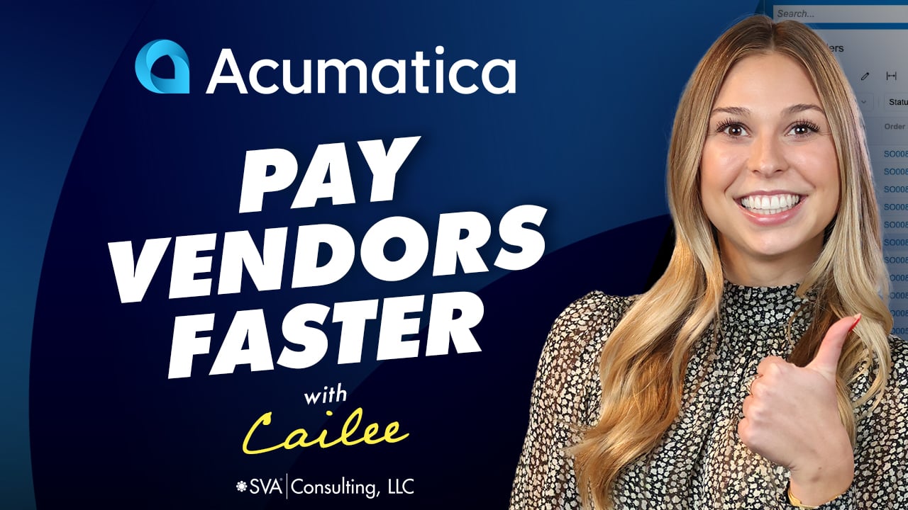 How to Create and Process Payments in Acumatica AP