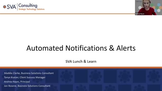 Acumatica's Automated Notifications & Alerts