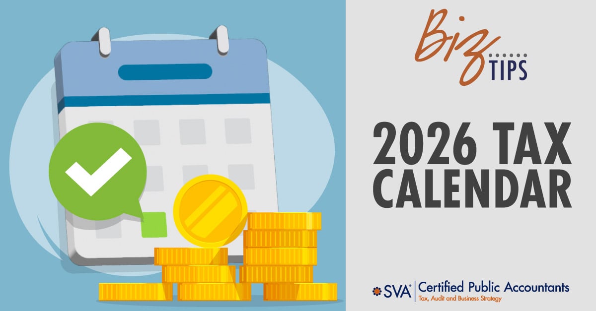 2026 Tax Calendar