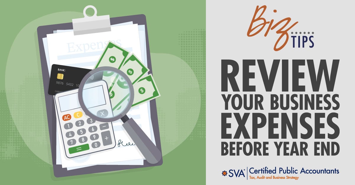 Review Your Business Expenses Before Year End