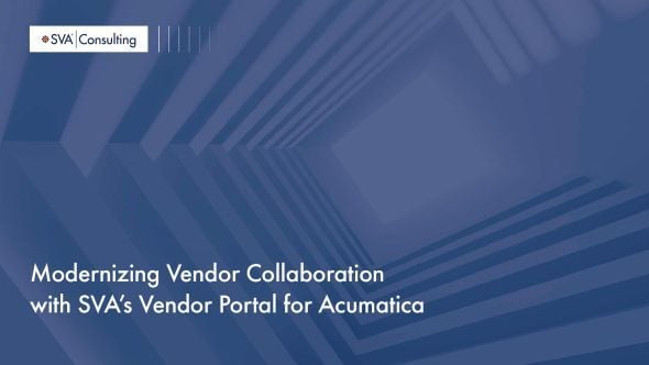 Modernizing Vendor Collaboration with SVA’s Vendor Portal for Acumatica