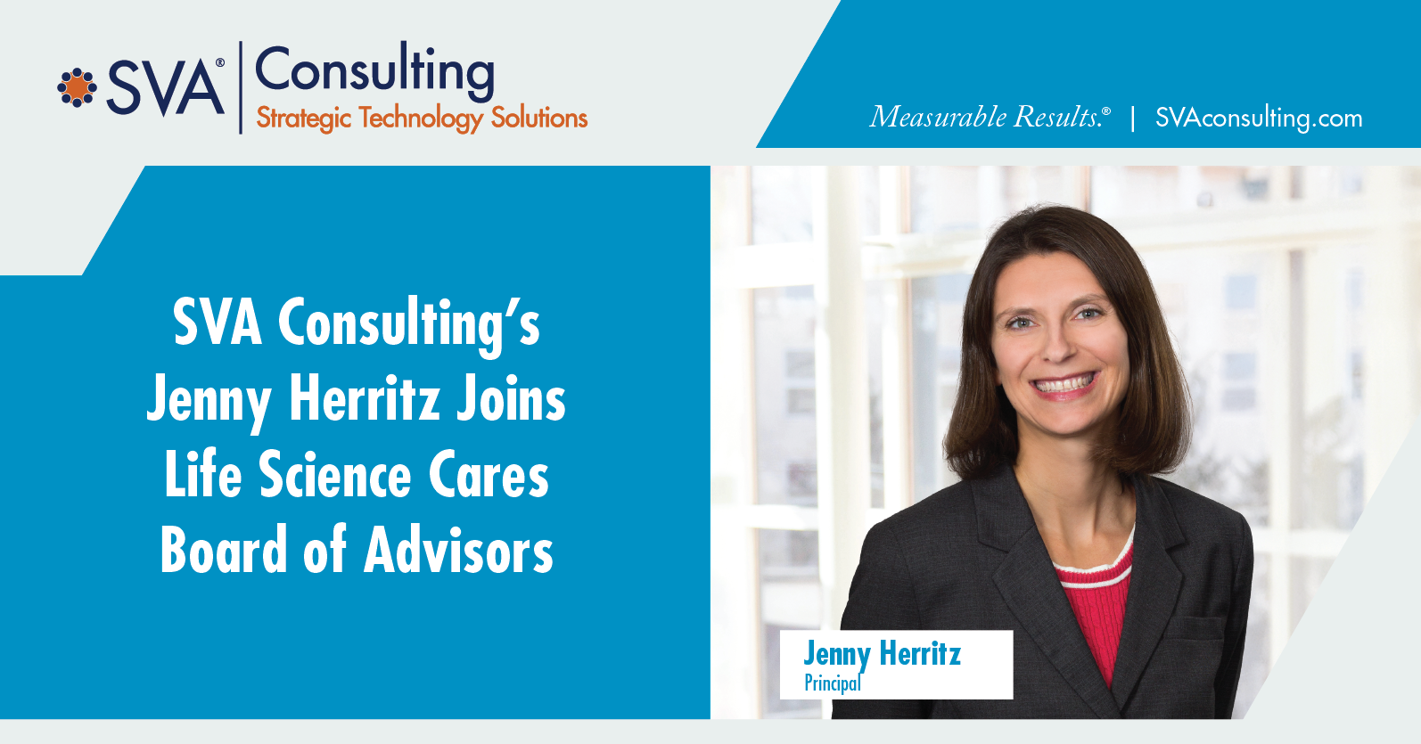 SVA Consulting’s Jenny Herritz Joins Life Science Cares Board of Advisors