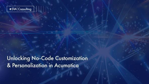 Unlocking No-Code Customization & Personalization in Acumatica