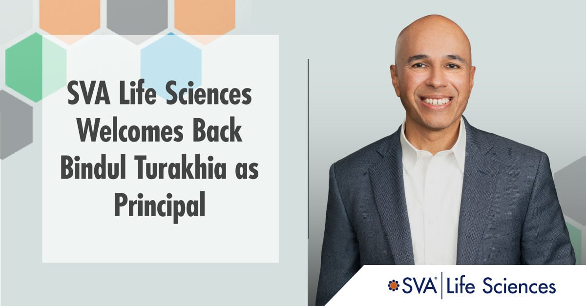 SVA Life Sciences Welcomes Back Bindul Turakhia as Principal, Life Sciences